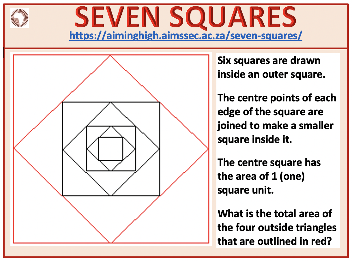 20.Seven Squares | Aiming High Teacher NetworkAiming High Teacher Network