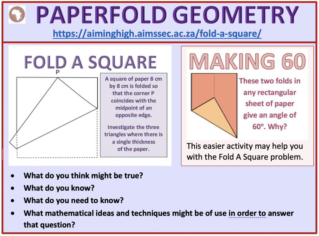 395.Fold A Square | Aiming High Teacher NetworkAiming High Teacher Network